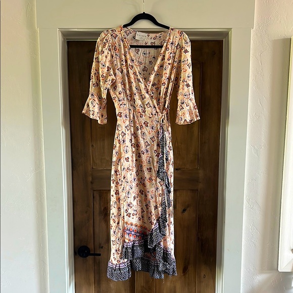 Hayden Floral Wrap Dress with ruffles! - Picture 2 of 16